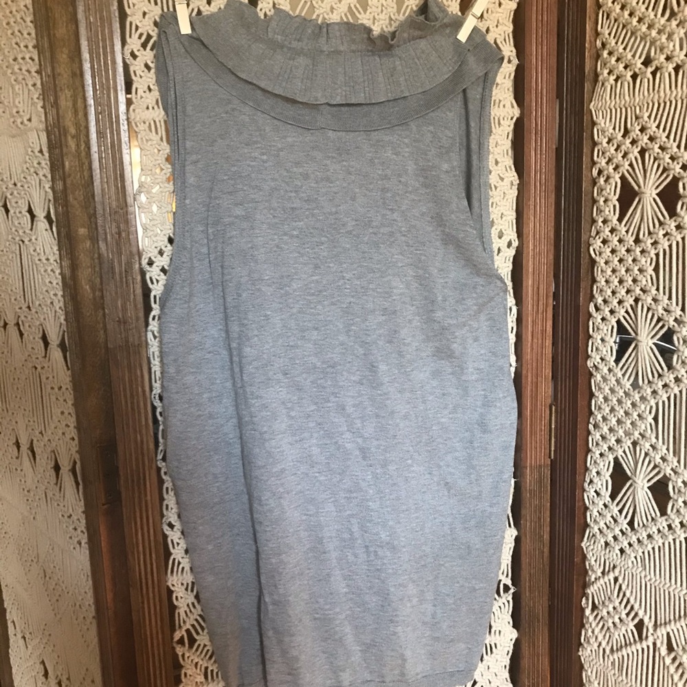 BCBG Ruffle Sweater Tank - Picture 5 of 5